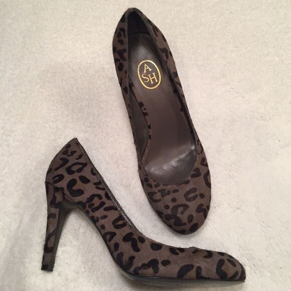 ASH  CALF HAIR  CHLOE PUMP - Picture 1 of 8
